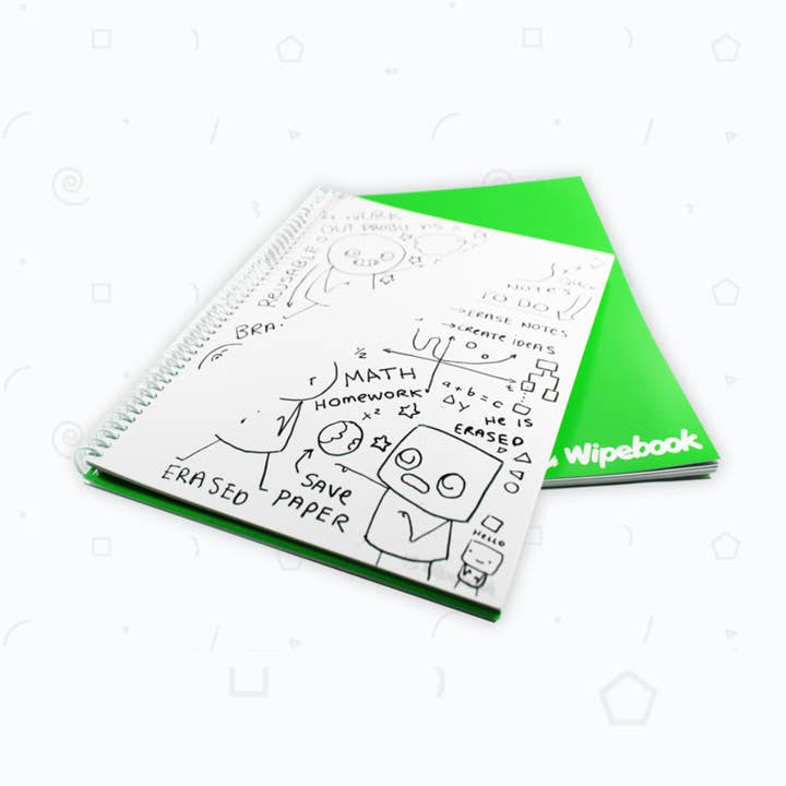 Wipebook Notebook - ruled for wholesale by Wipebook