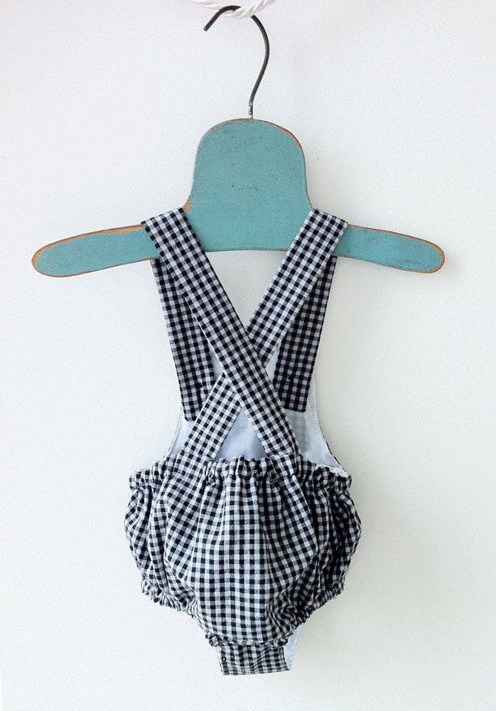 Mabel - Wholesale Romper - Kids - gingham baby romper1