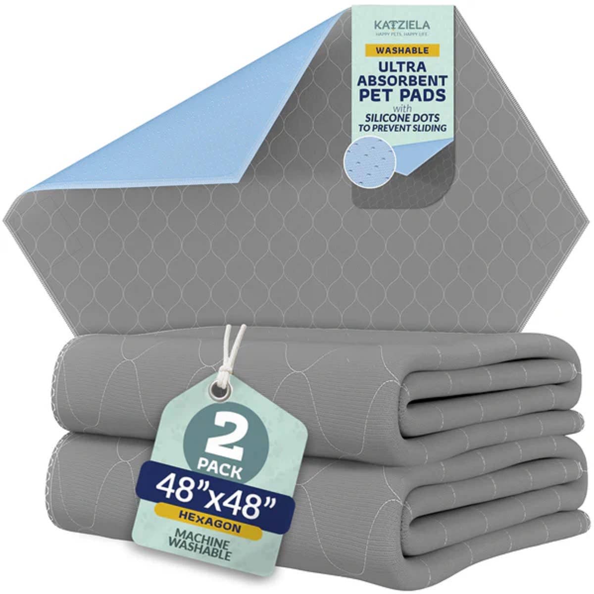 Katziela – wholesale Pet cleaning supplies – Katziela Quick-Drying Washable Pee Pads for Dogs Waterproof 8