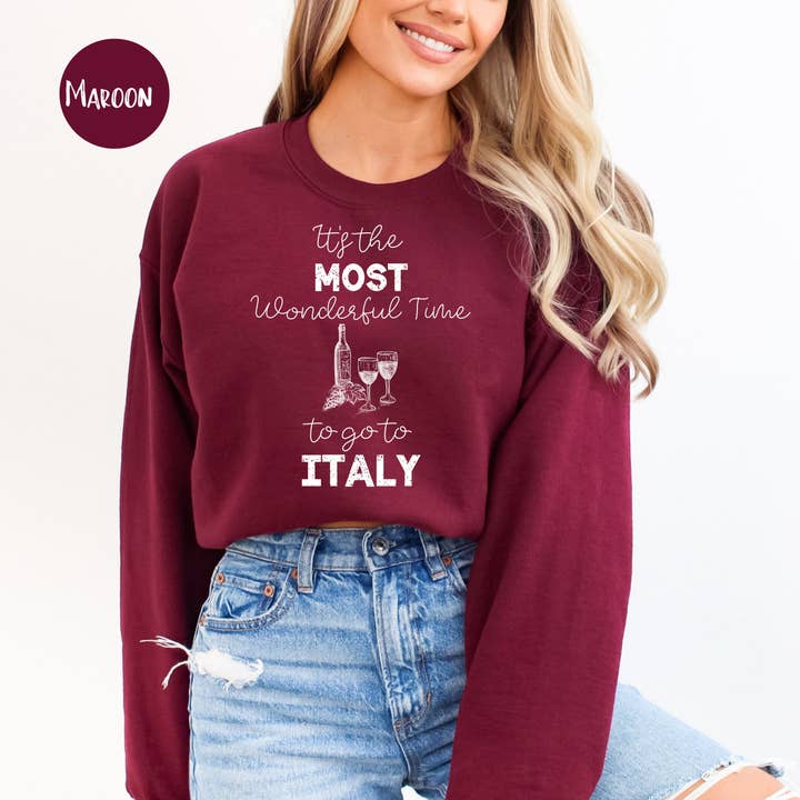 Christmas Italy Vacation Sweatshirt for wholesale by CindyL Boutique