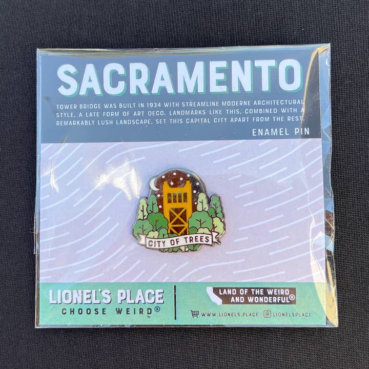 Tower Bridge Emalje Pin for engroshandel hos Lionel's Place