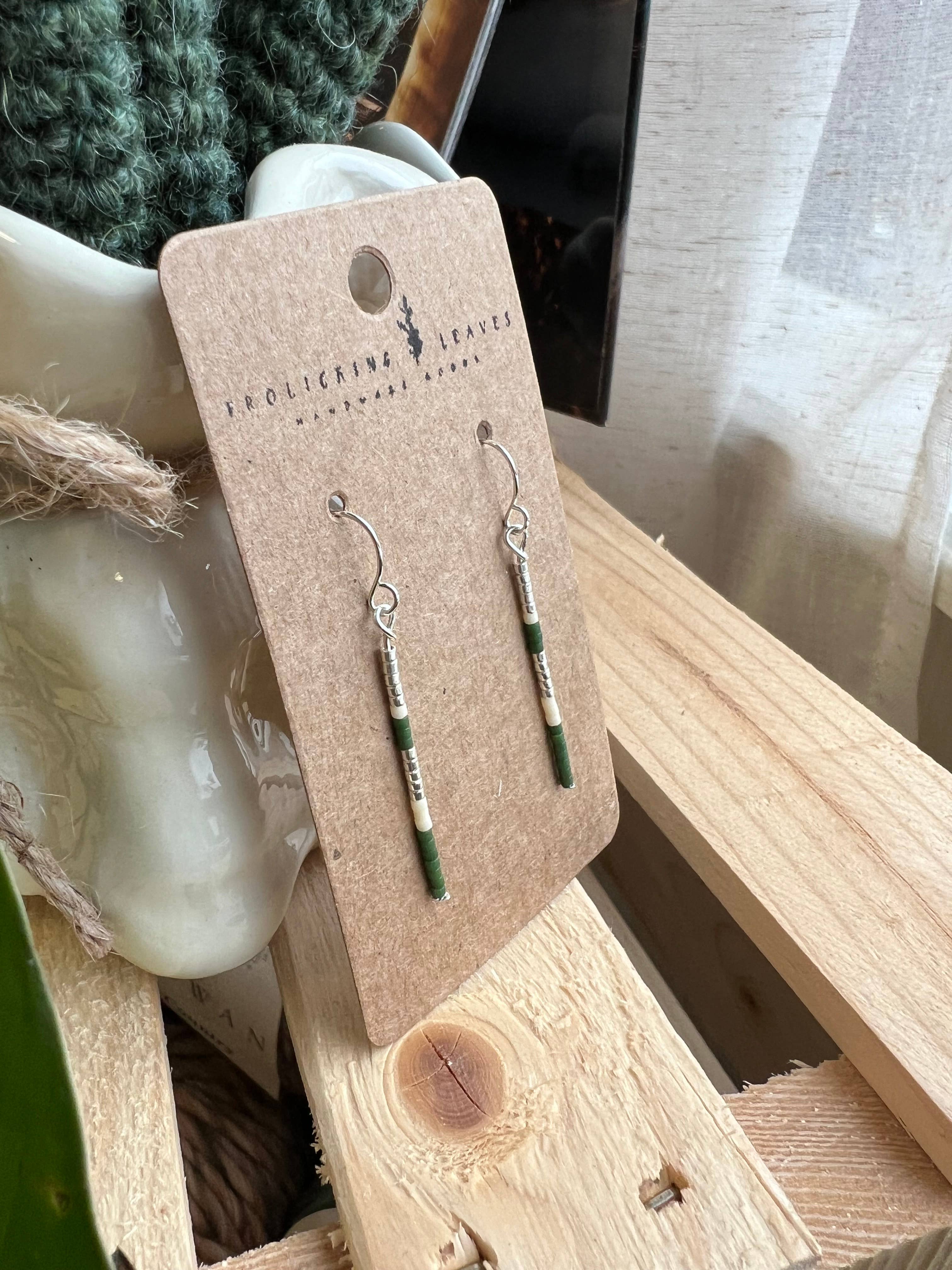 Frolicking Leaves - Wholesale Dangle Earrings - A Walk in the Forest - Silver1