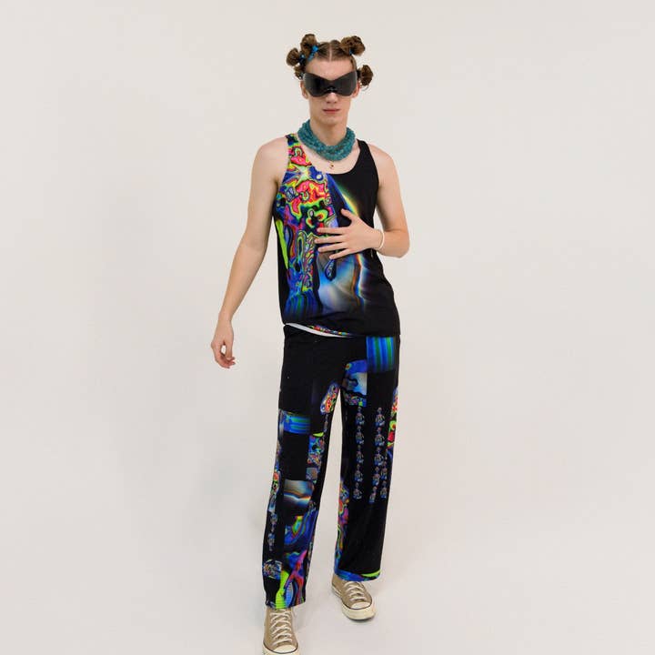 MUSHROOM Wide-leg pants for wholesale by TECHNOIRCANDY