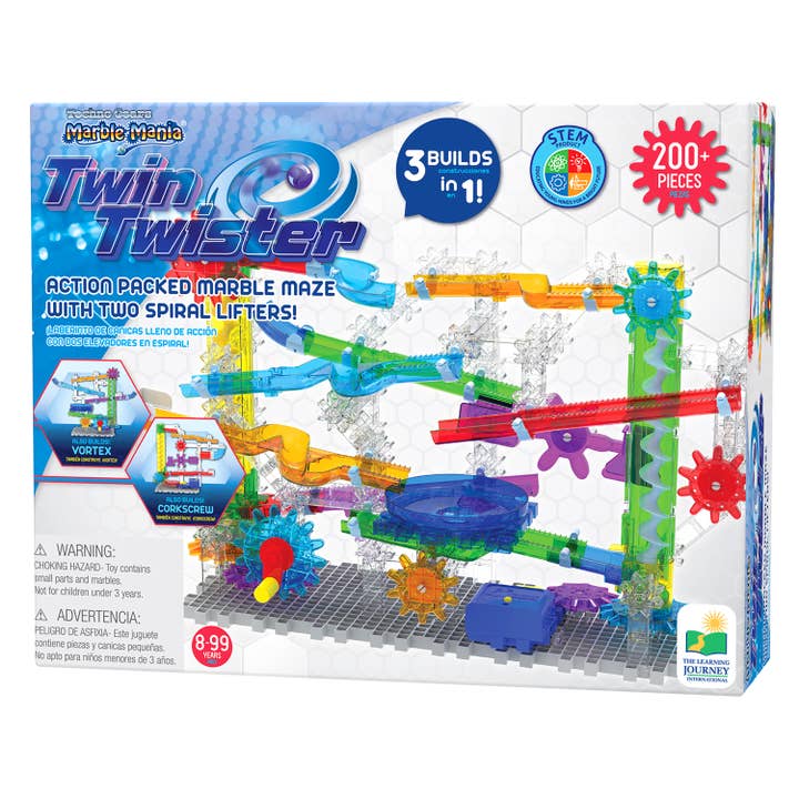 The Learning Journey – wholesale Building set – Child – Techno Gears Marble Mania - TwinTwister (200+ pcs)
