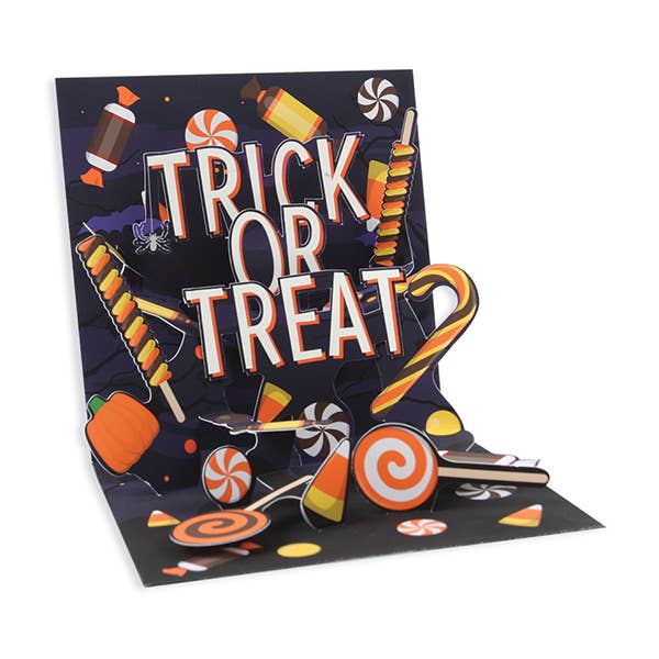 Cartão Pop-Up de Doces de Halloween por atacado de Up With Paper