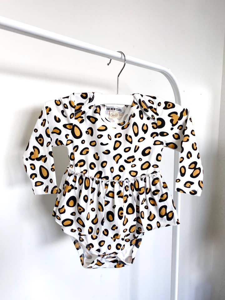 The New Class - Wholesale Jumpsuit - Baby - Animal Print Long Sleeve Romper0