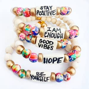 Affirmation bracelets 2025