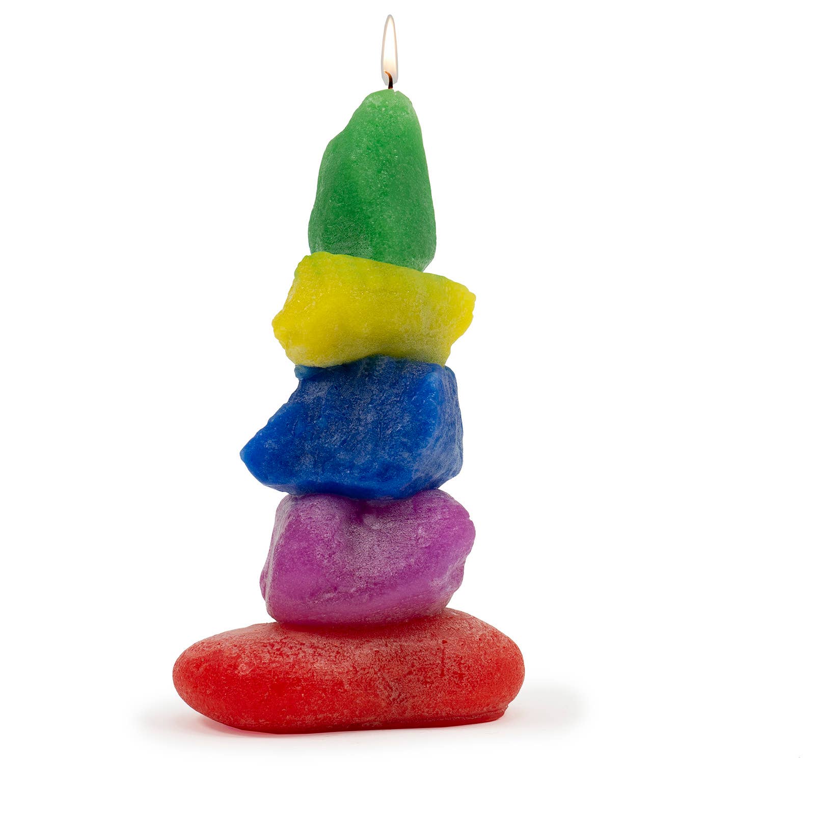 Made By Humans Designs - Wholesale Novelty Candle - Large Cairn Candle - Solid Colors1