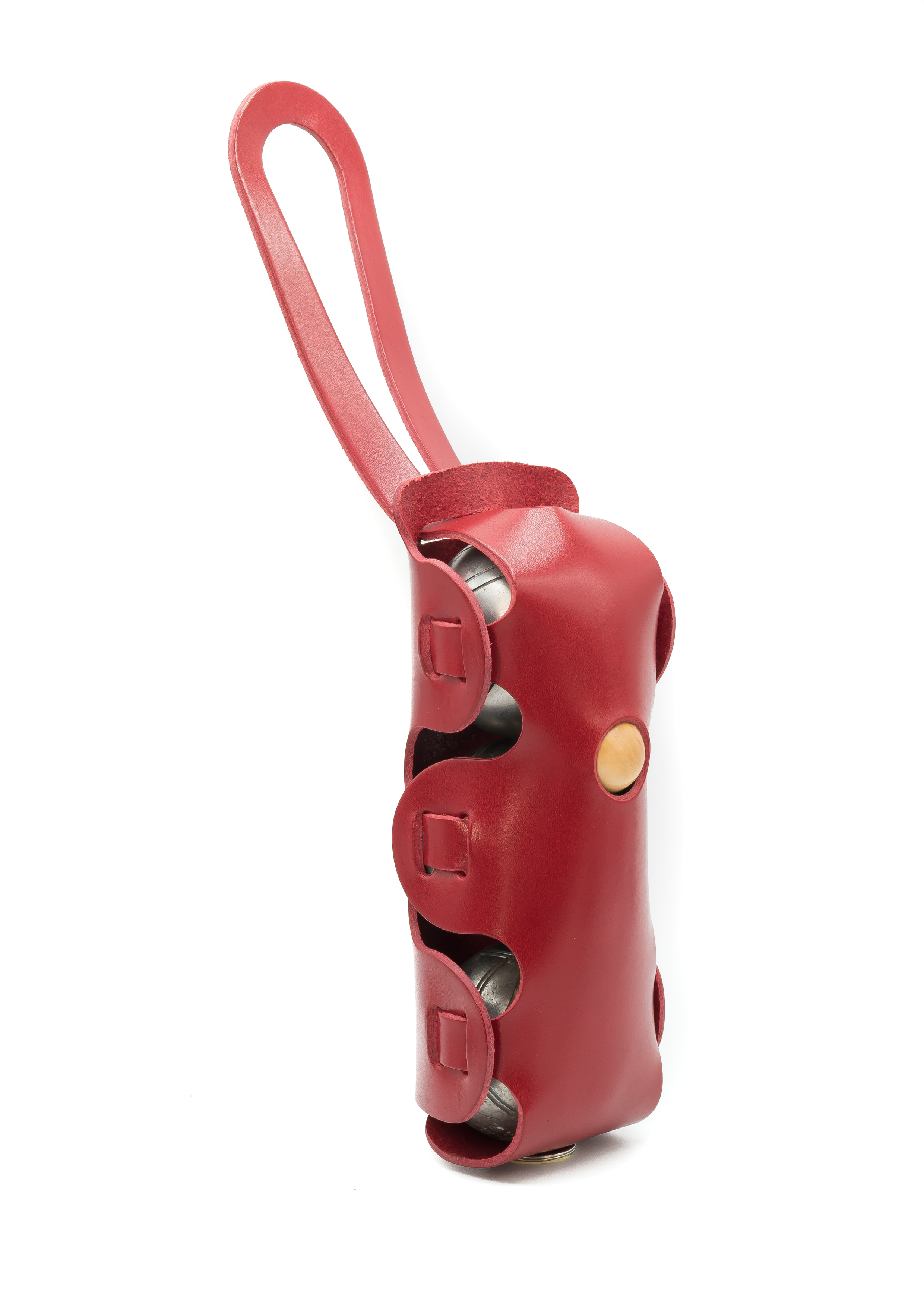 La Bouclée - Wholesale Sporting Accessories - La Triplette - Petanque ball holder - 100% leather10