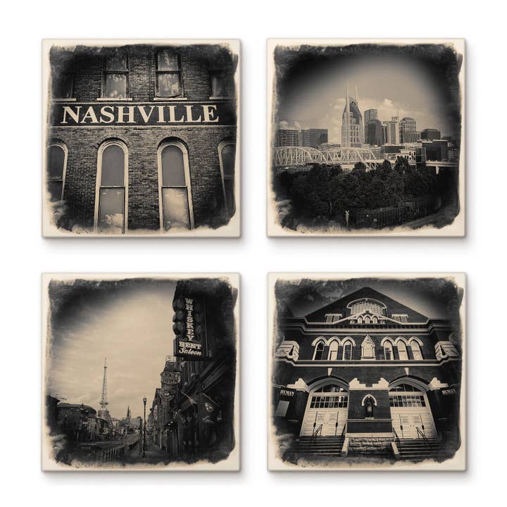 Nashville Tile/Coaster Collection for wholesale by Cityscape Tiles