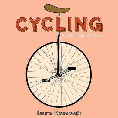 Cycling: A Guide To Menstruation Infographic Book for wholesale by Party In My Pants