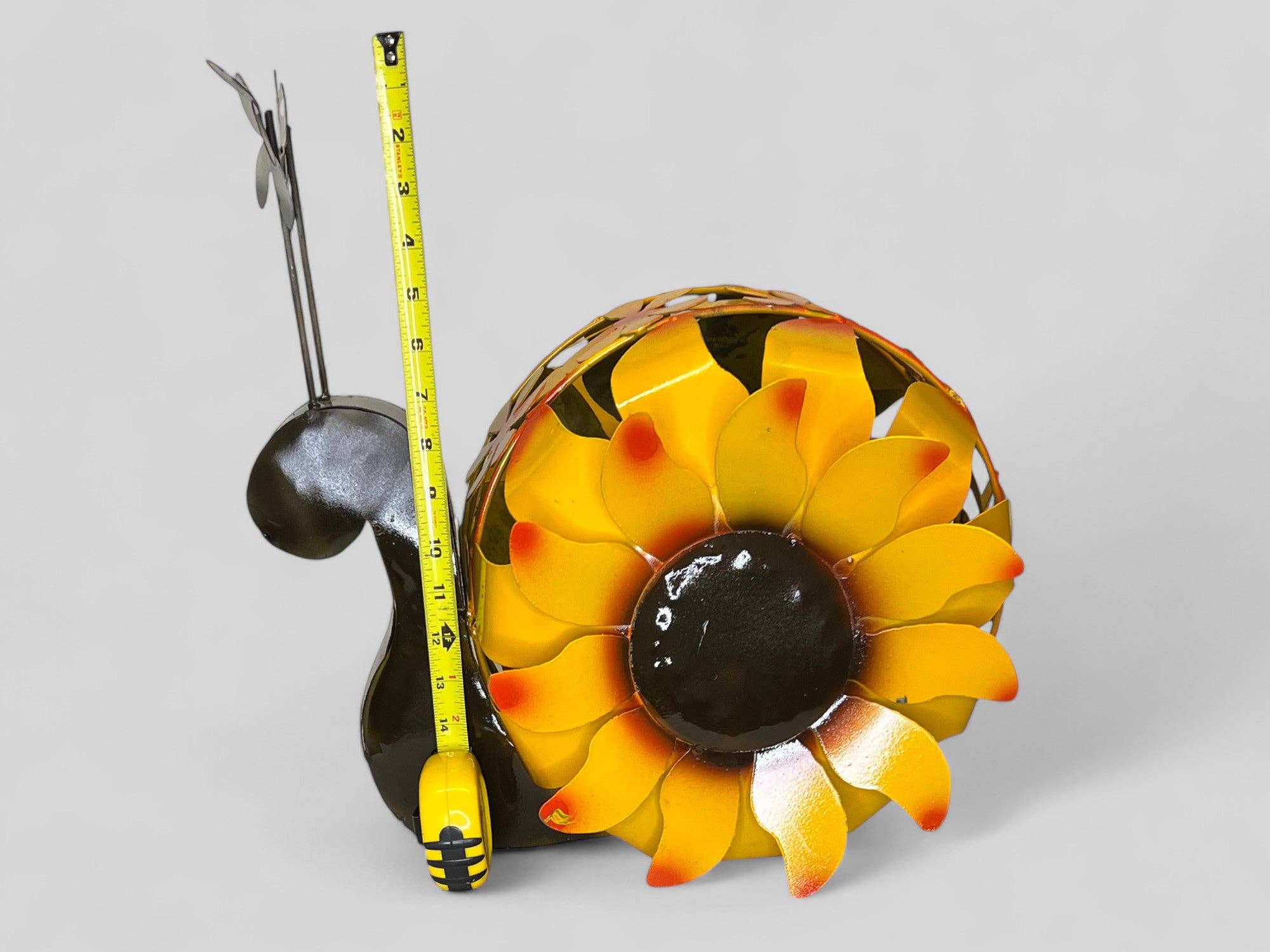 Blue Goat Garden Decor - Wholesale Sculpture - Snail with Sunflower Garden Sculpture3