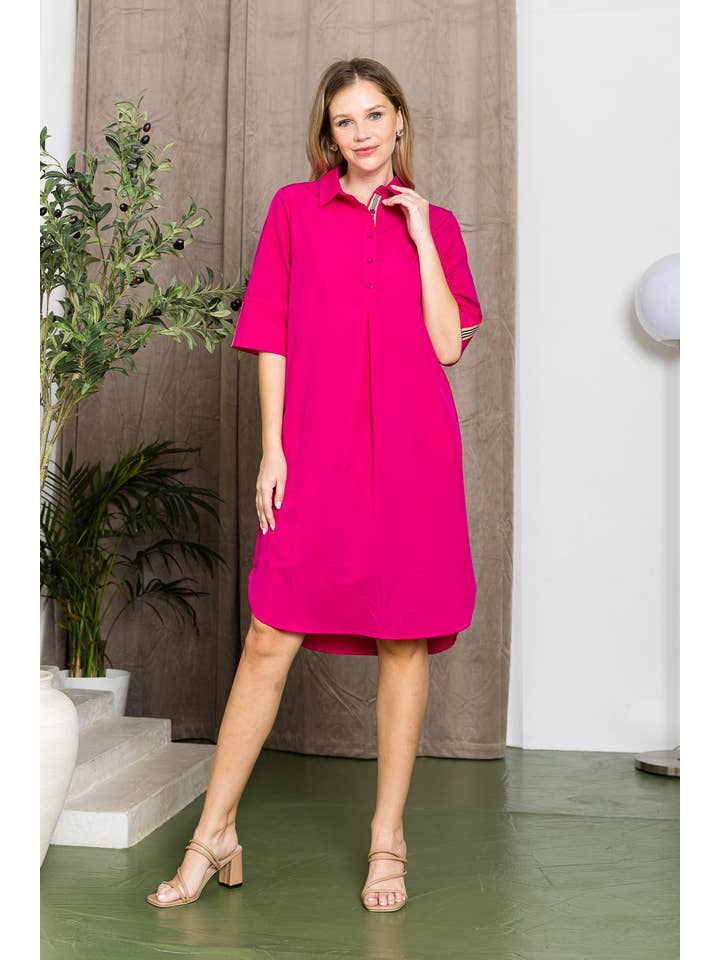 Joh Apparel - Wholesale Dress - Women's - Wendi Woven Tunic Dress30