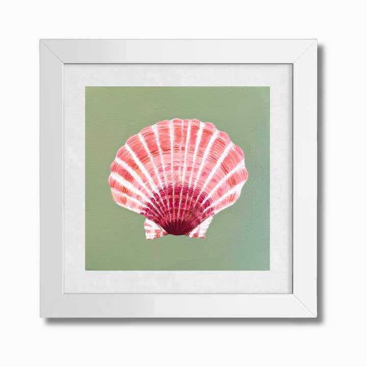 Sunset Shell Art Print for wholesale by Jessie Perez Art