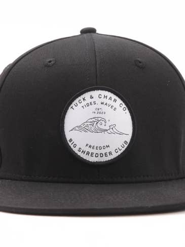 Big Shredder Club Snapback - Black for wholesale by Tuck & Char Co.