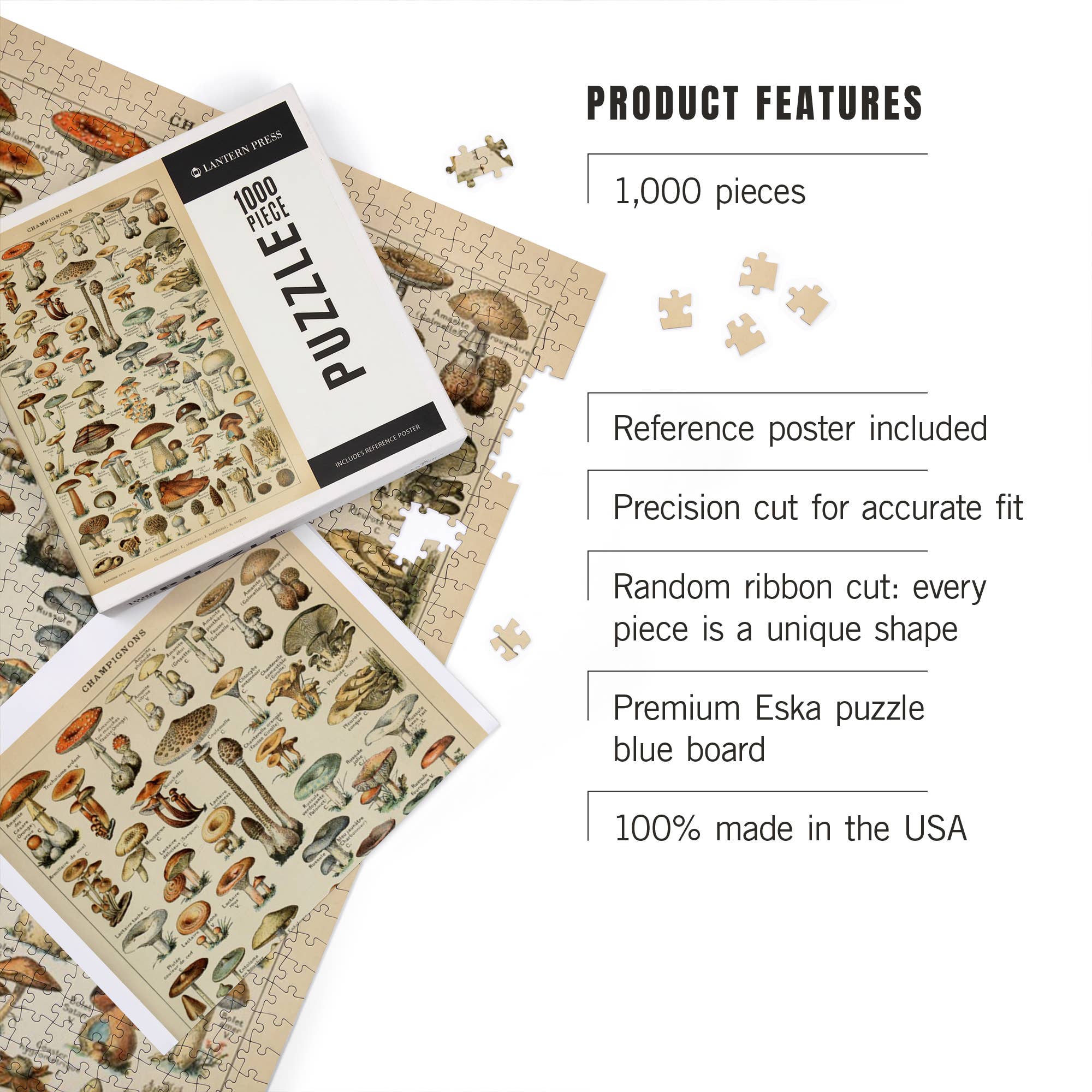 Lantern Press - Vendita all'ingrosso Puzzle - Adulti - Puzzle da 1000 pezzi, C, libris vintage, Adolph2