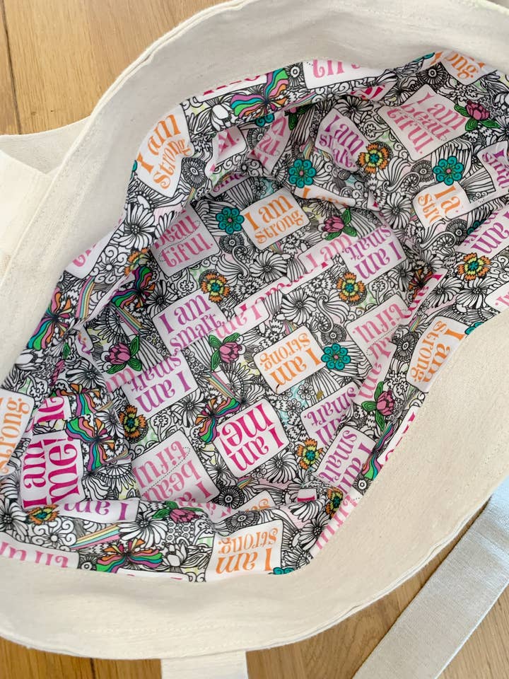 Borsa tote della collezione I am Me per la vendita all'ingrosso da parte di Eliza Eliza