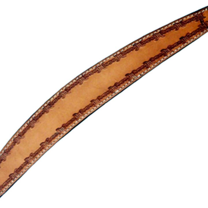 LS Western - Wholesale Horseback Riding Gear - BER407-Western Leather Breast Collar2