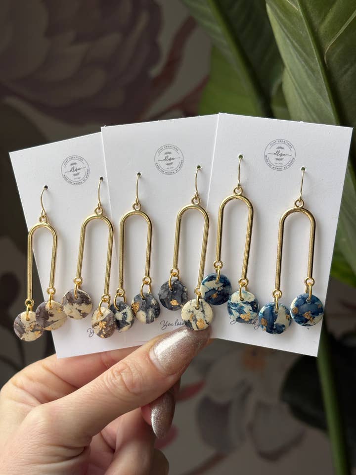 Marmor-vedhæng 2 for engroshandel hos ElleseeWomen