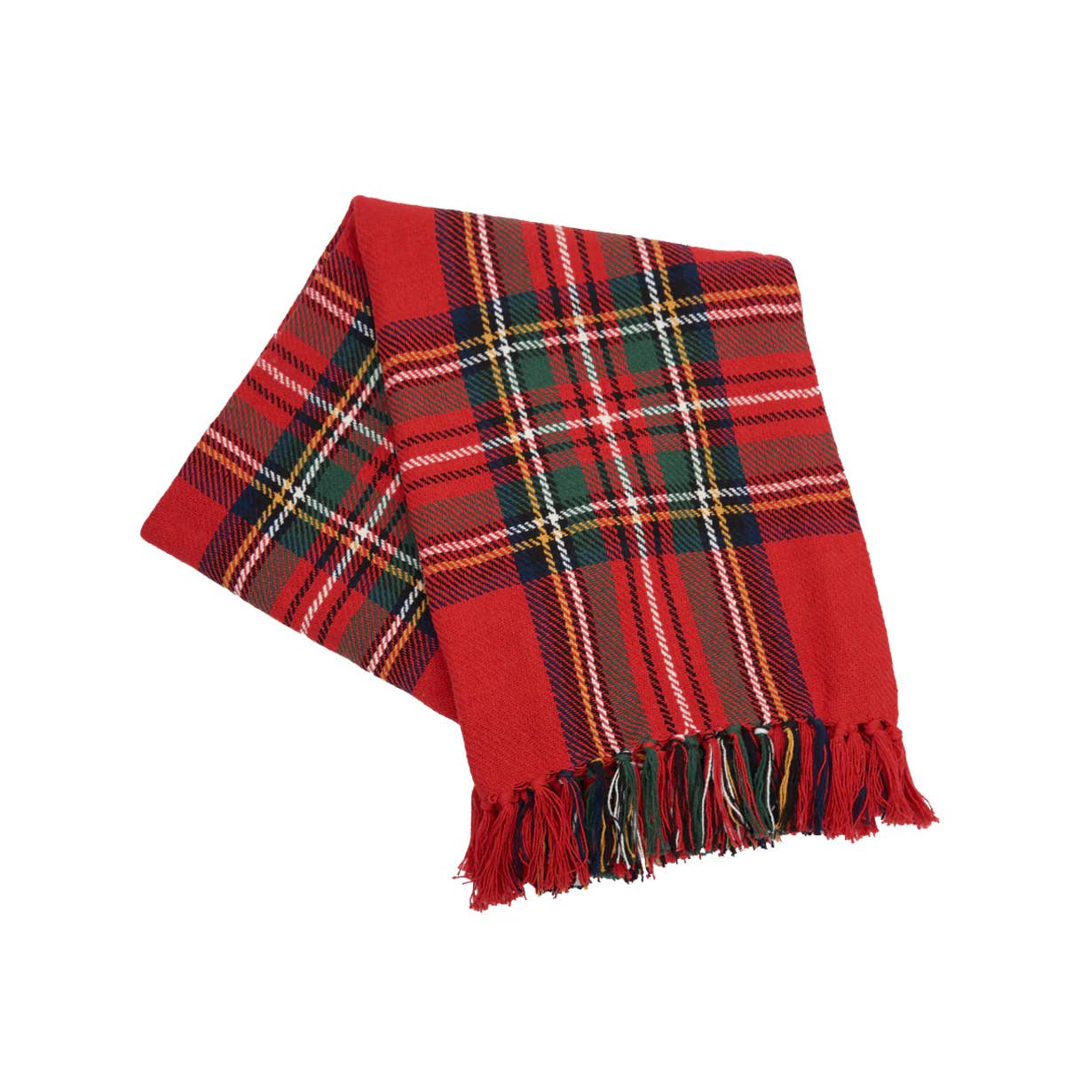 C&F Home - Wholesale Throw Blanket - Christmas Red Tartan Plaid Throw Blanket