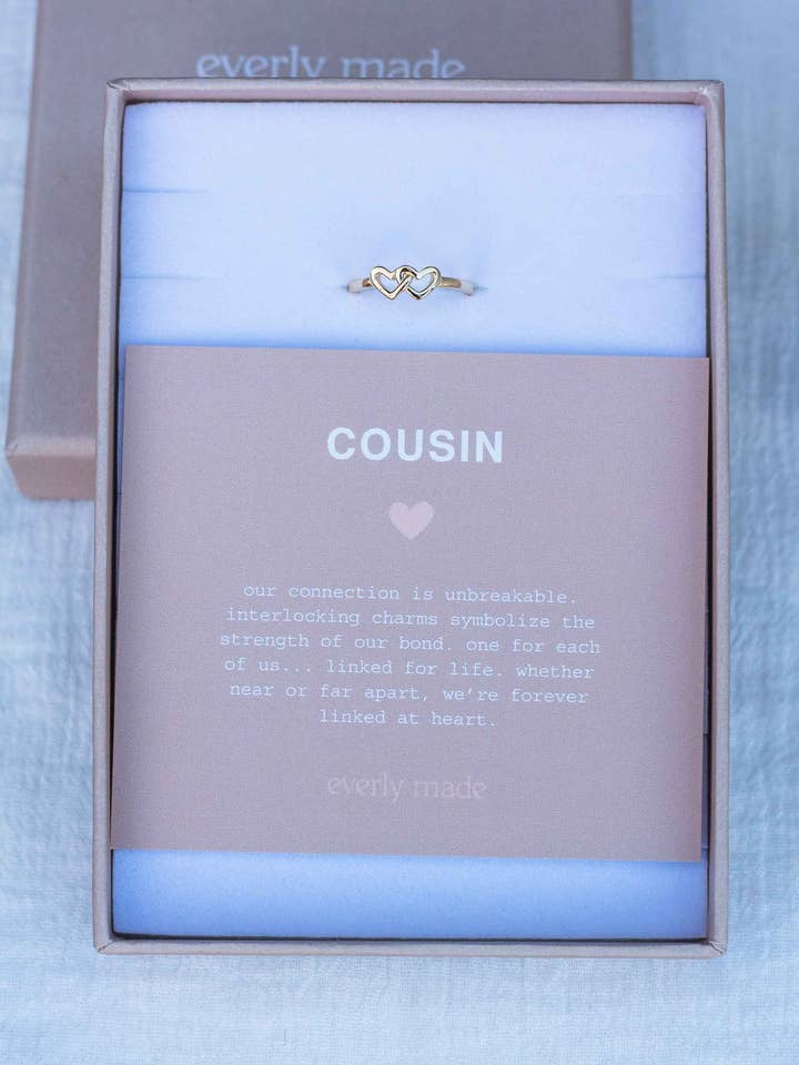 Linked Hearts Ring • Cousin for wholesale by Everly Made