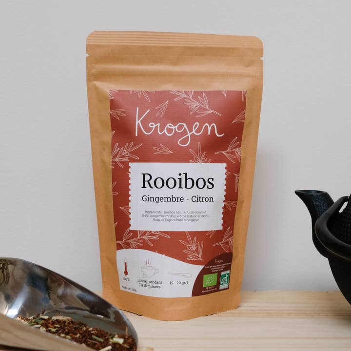 Rooibos - Ekologisk - Ingefära Citron - 100g för wholesale av Krogen