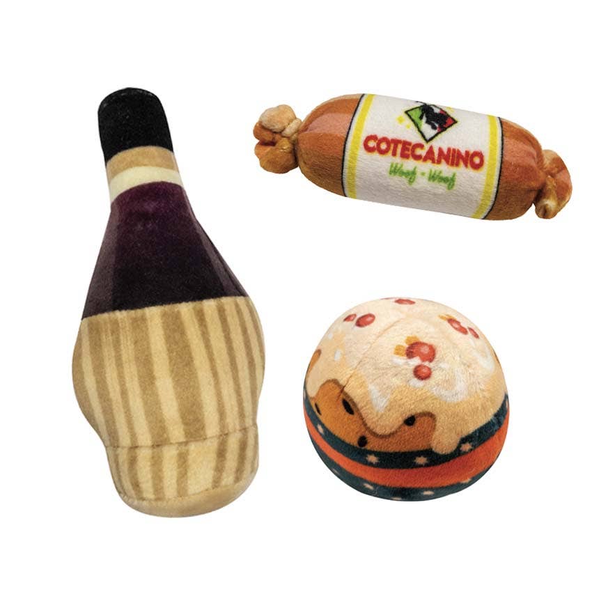 Croci – Engroshandel Tøjdyr - Hund – Xmas Plush Dog Legetøj - Julekurv1