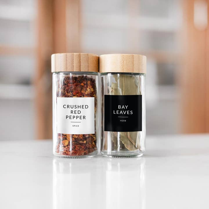 Savvy & Sorted - Wholesale Food/beverage label - 374 Square Spice & Expiration Labels Set1