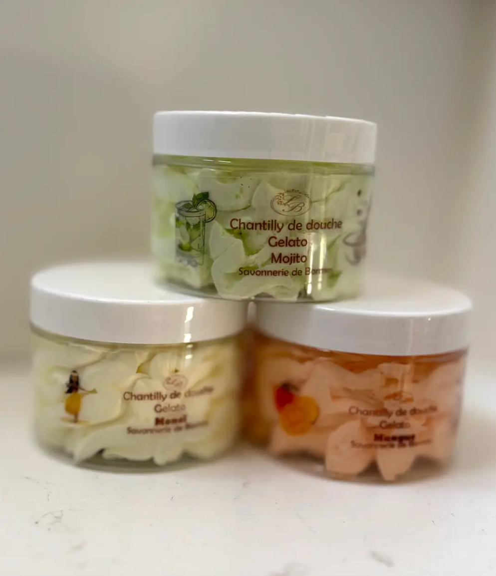 Les Vilaines Filles - Vente Lotions corporelles/Gels douches - Chantilly de douche parfum Vanille karité1