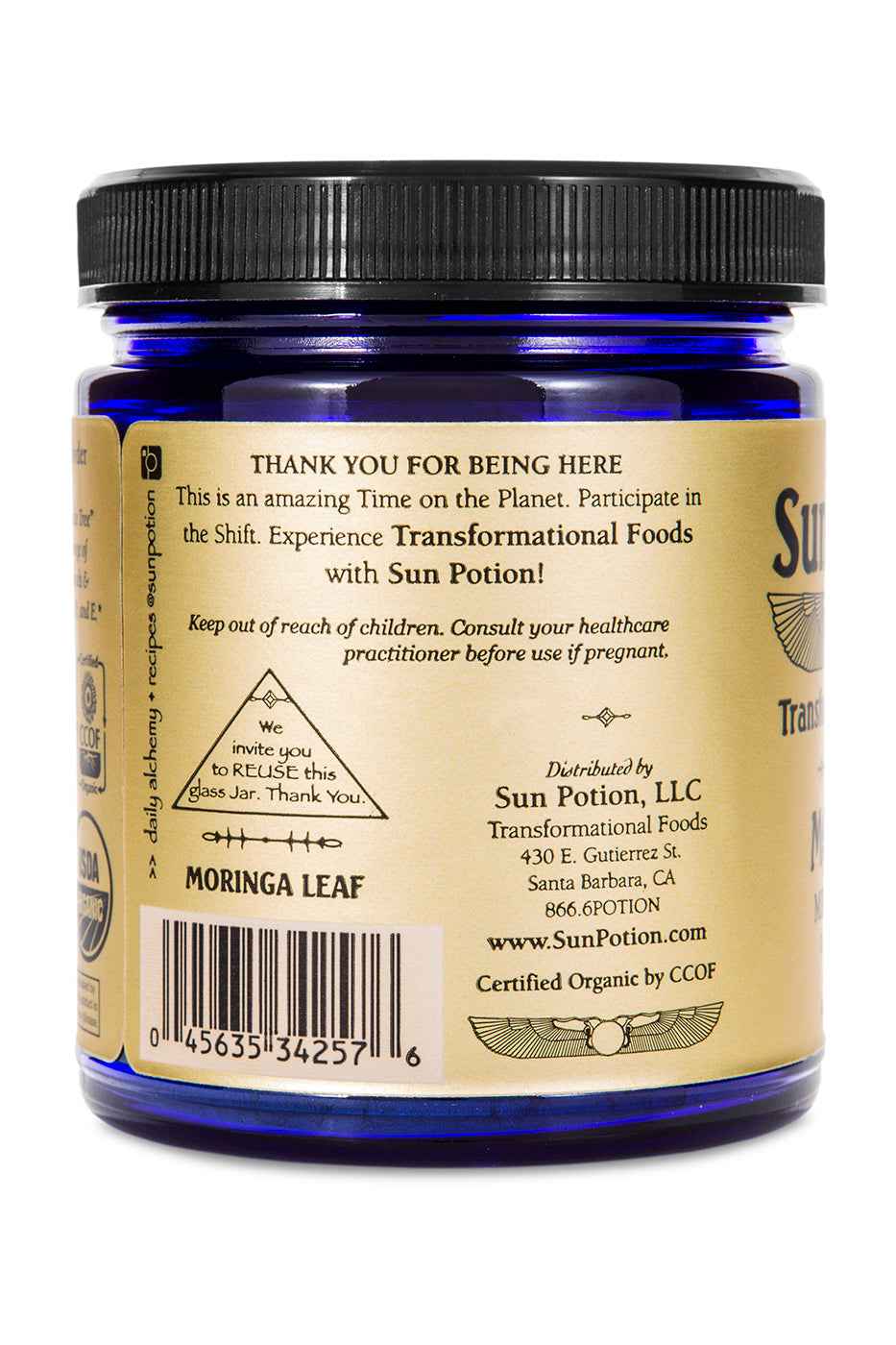 Sun Potion - Wholesale Proteïne/superfoodpoeder - Moringa Bladpoeder (Biologisch)4