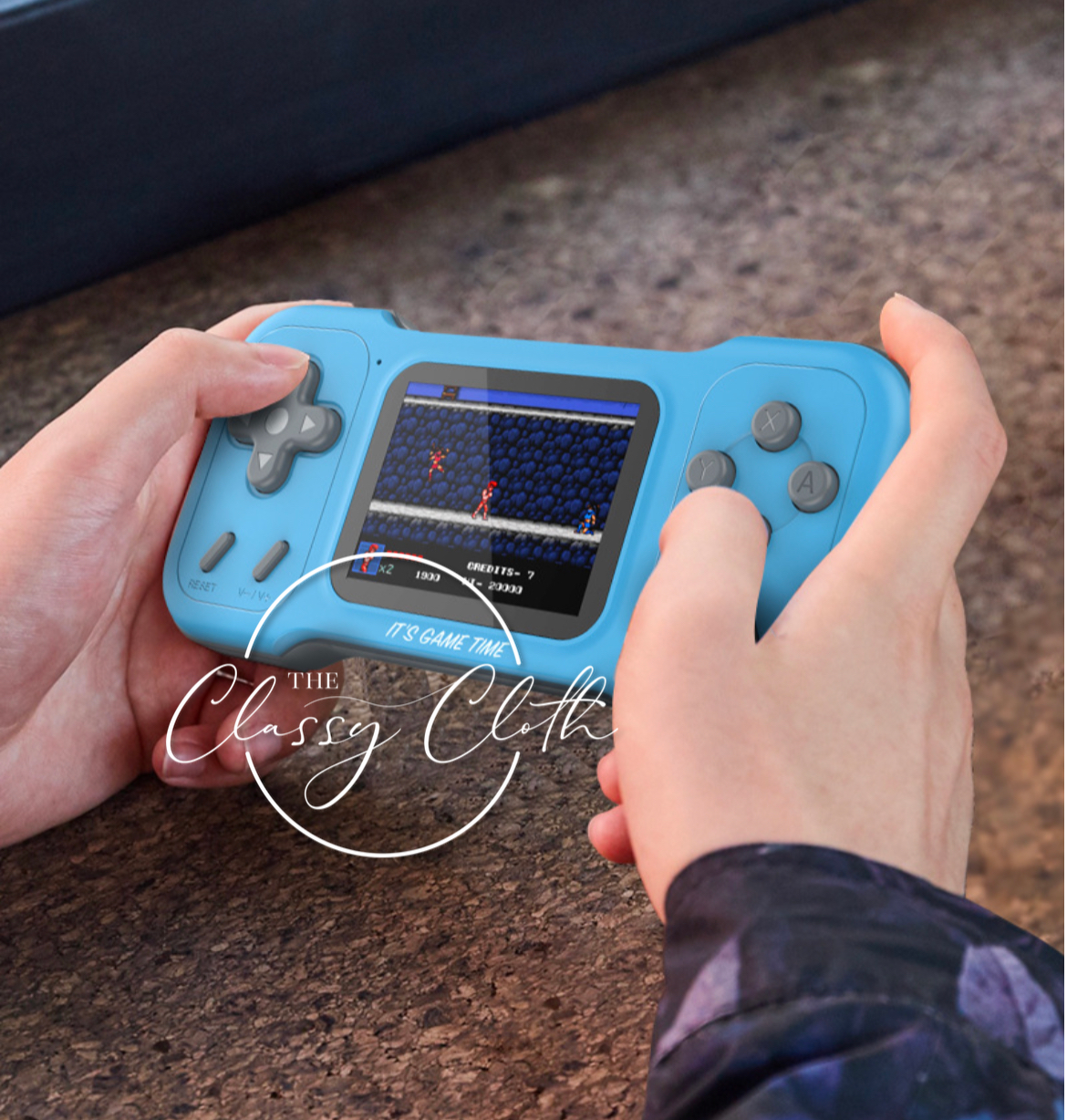 The Classy Cloth WS - Vente Jouet électronique – enfant et bébé - Système de jeu de Noël 500 G - Blue RTS2