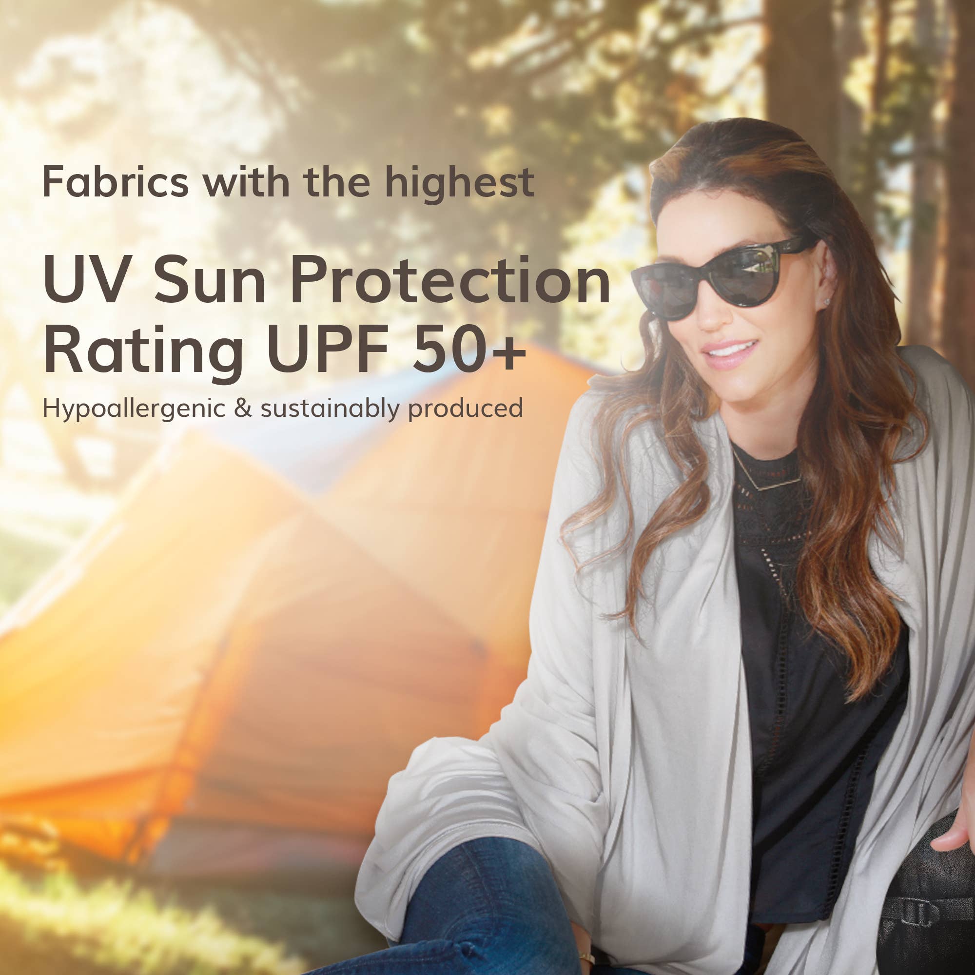 HappyLuxe - Wholesale Omslagdoek - Dames - De Wayfarer Travel Wrap in Eco Cashmere Heather Grey4