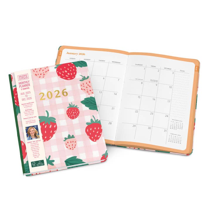 Studio Oh! - Wholesale Planner - 2026 Strawberry Love Good Day Planner