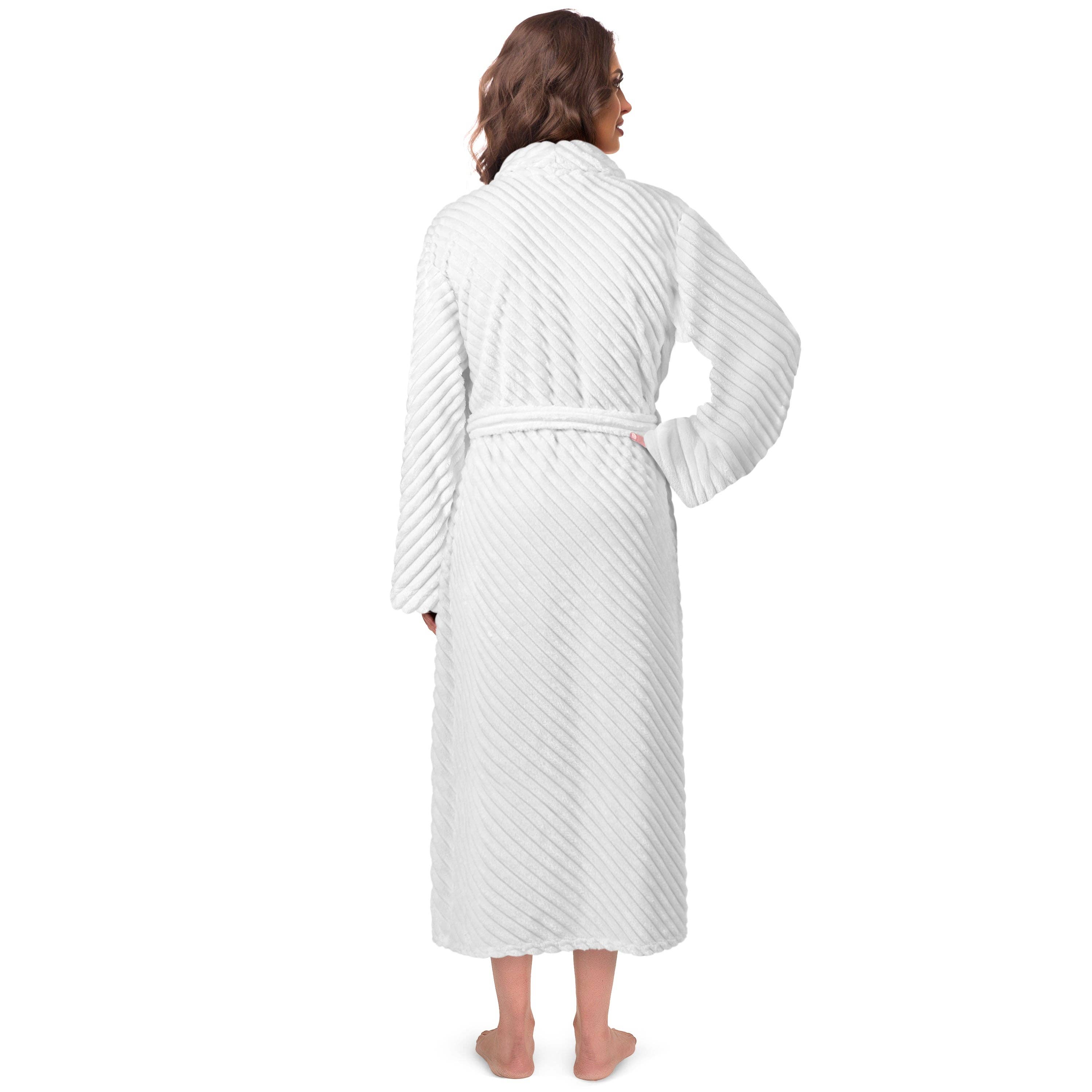Pavilia - Wholesale Robe - Women's - Women's Ribbed Fleece Robe29