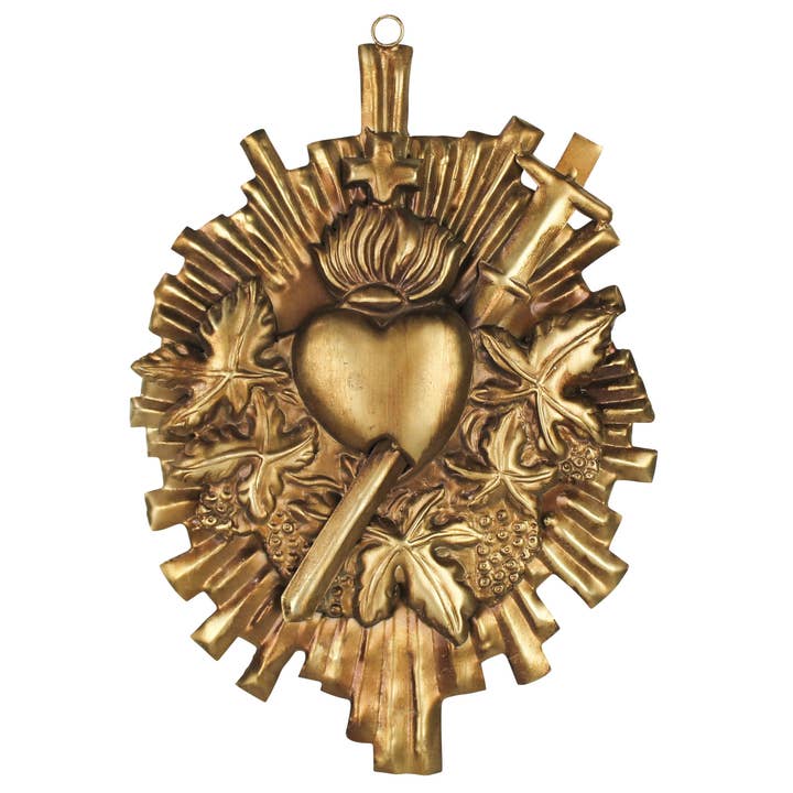 HomArt - Wholesale Ornament - Sacred Heart Ornament, Metal