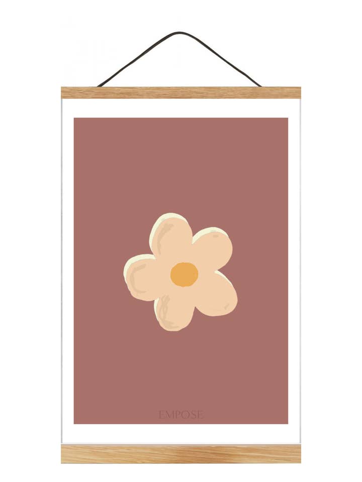 Poster Flower - Old Pink for wholesale by Empose
