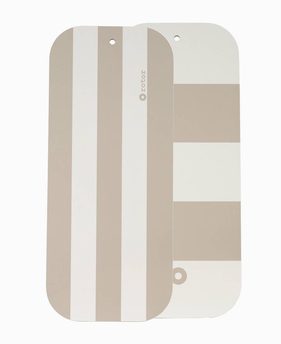Rotordesign AB - Wholesale Cutting Board - Reversible cutting board “Stripes” white/beige1