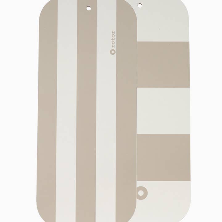 Rotordesign AB - Wholesale Cutting Board - Reversible cutting board “Stripes” white/beige1