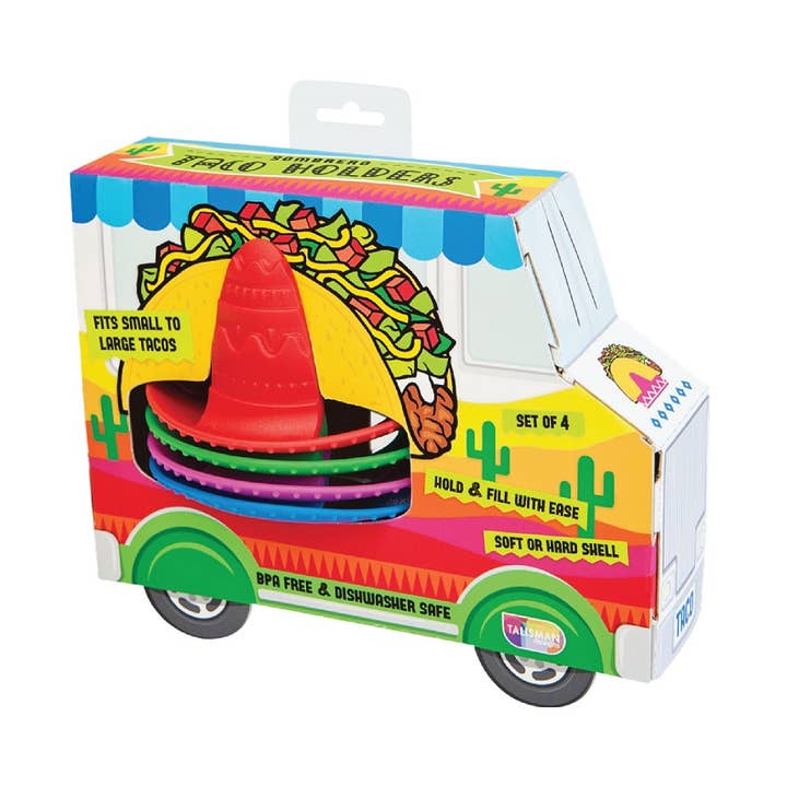 TALISMAN DESIGNS – Ferramenta/gadget de cozinha por atacado – Suportes Sombrero Taco - Conjunto de 40