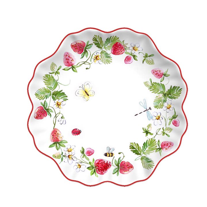 Isabelle Rose - Wholesale Dinner Plate - Vintage Summer dessert plate 16 cm Isabelle Rose0