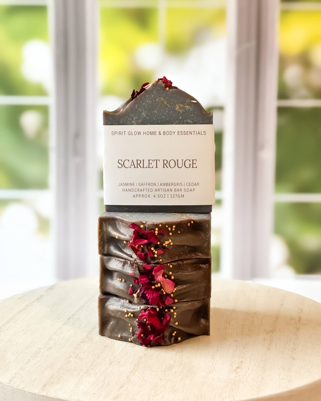 Spirit Glow Home & Body Essentials - Wholesale Bar Soap - Scarlet Rouge - Handcrafted Artisan Soap Bar