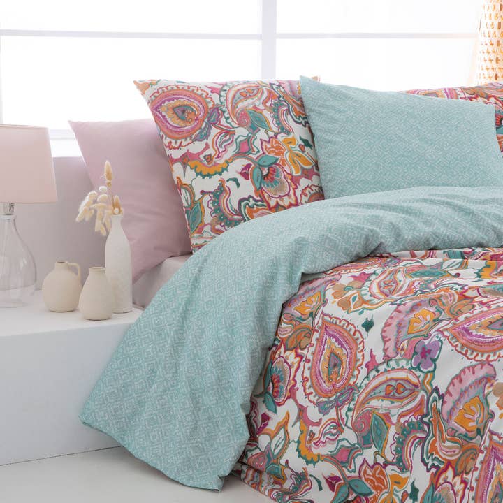 Multicolored 2 Pillowcases 100% Cotton Muse A for wholesale on Faire