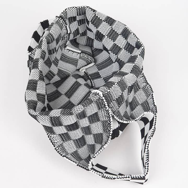 3AM BY H&D ACCESSORIES - Wholesale Tote bag – Women's - Checker Poly Woven Bag5