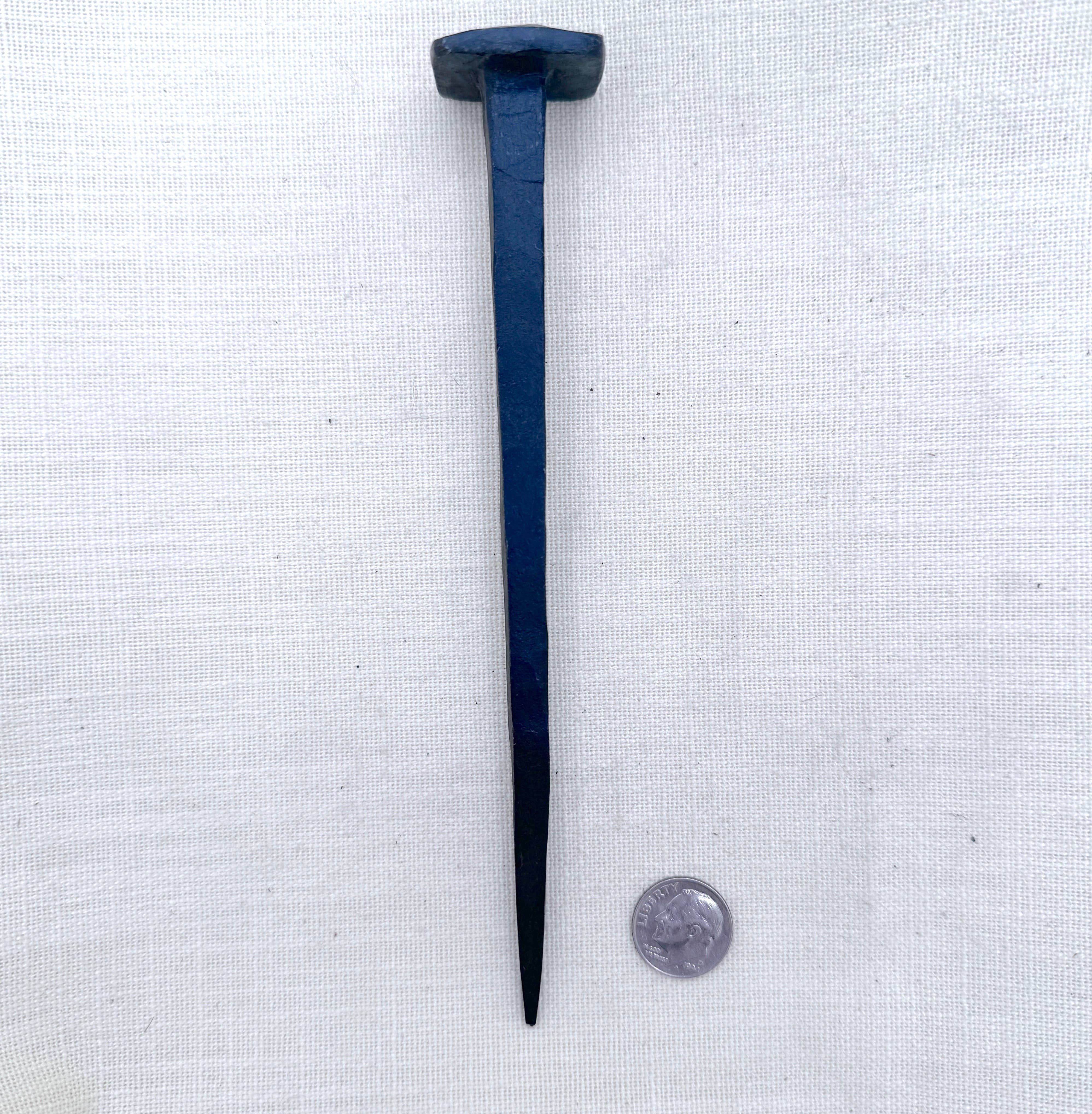 Tesoros Trading Company - Wholesale Wall Hook - Lg. Handforged Spike, India2