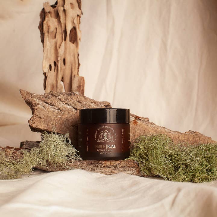 FABLERUNE - Wholesale Facial Exfoliant/Scrub - Face Scrub - Rosehip & Algae Mud (2 oz)1