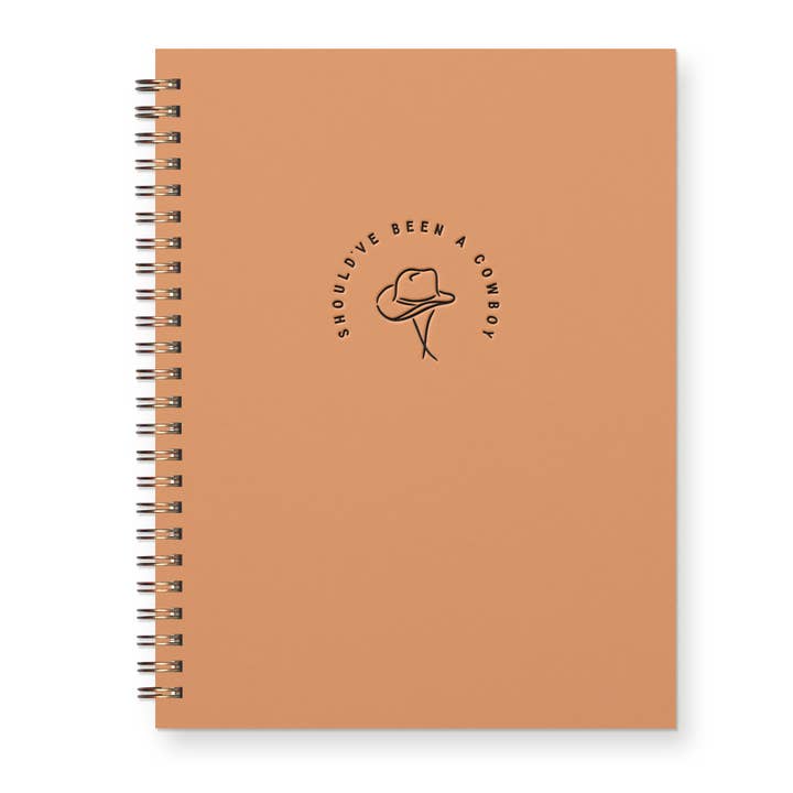Ruff House Print Shop - Wholesale Notebook - Should've Been a Cowboy Journal : Lined Notebook