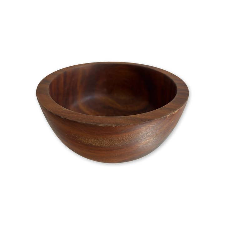 London Atelier Byproduct – wholesale Decorative plate/dish/bowl – Walnut wood hand carved bowl1