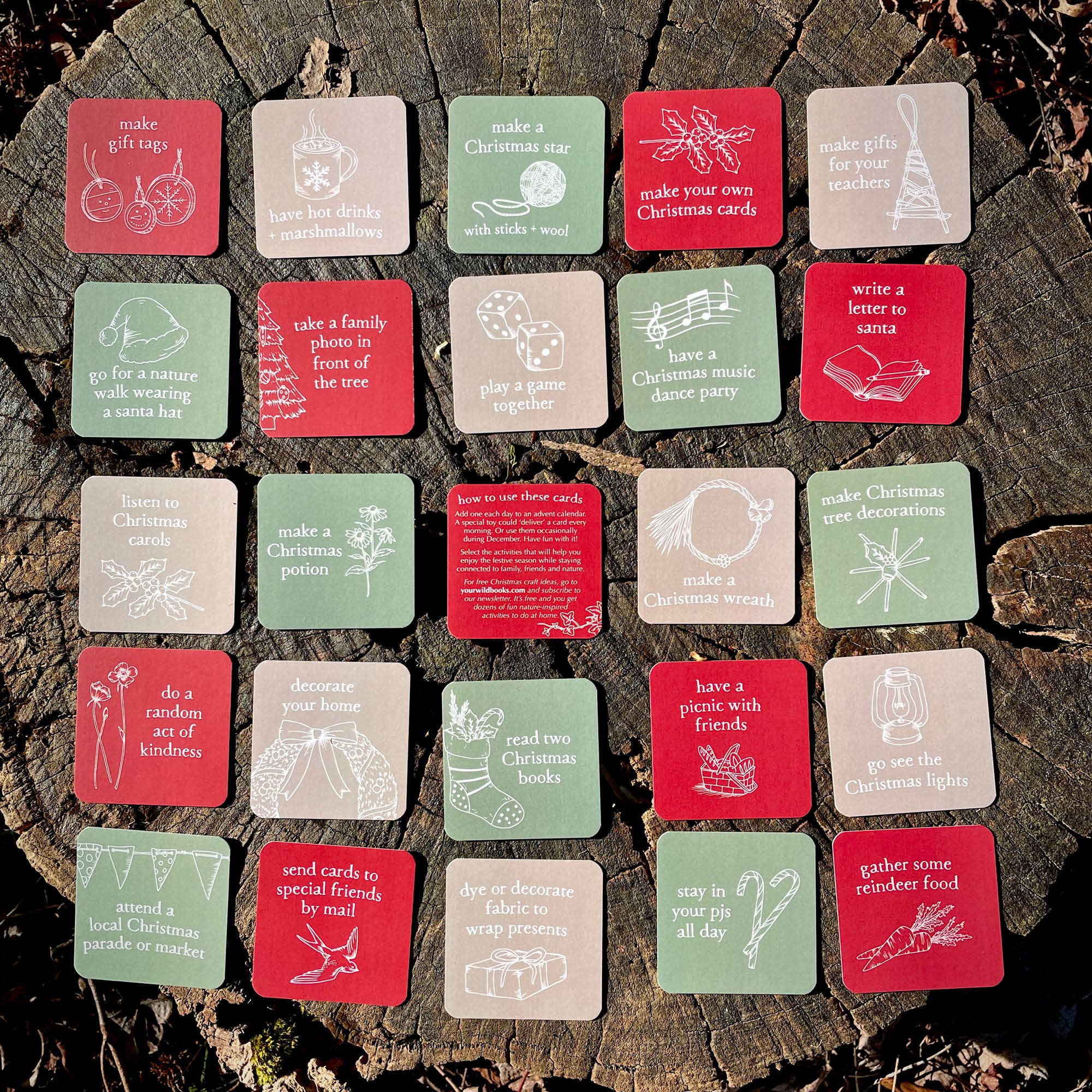 Your Wild Books - Wholesale Advent Calendar - Mindful Advent Activity Cards16