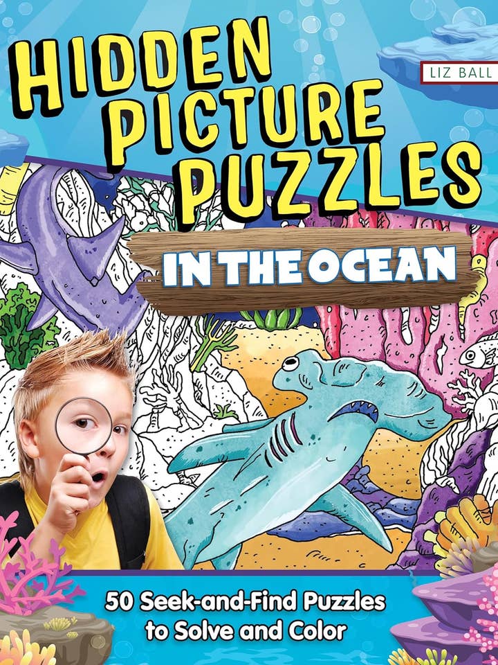 Hidden Picture Puzzles - In the Ocean - Seek & Find Puzzles for wholesale by Fox Chapel Publishing