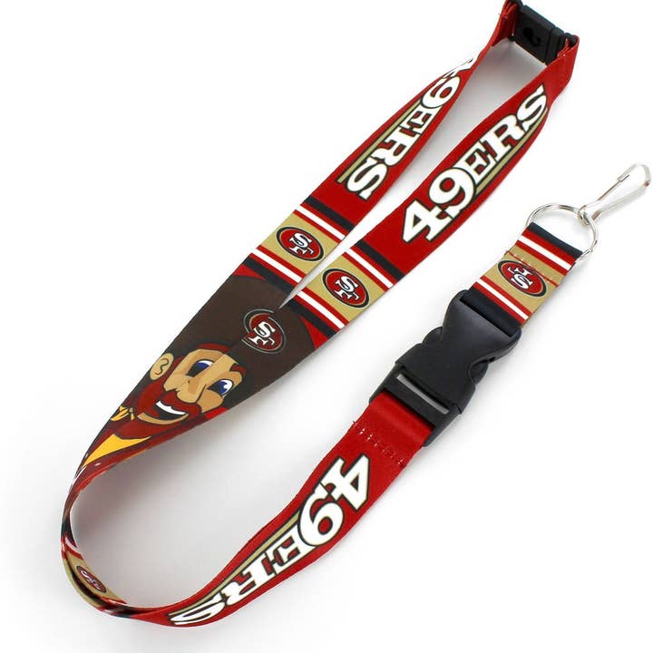Aminco USA - Wholesale Lanyard - Unisex - NFL San Francisco 49ers Mascot Lanyard